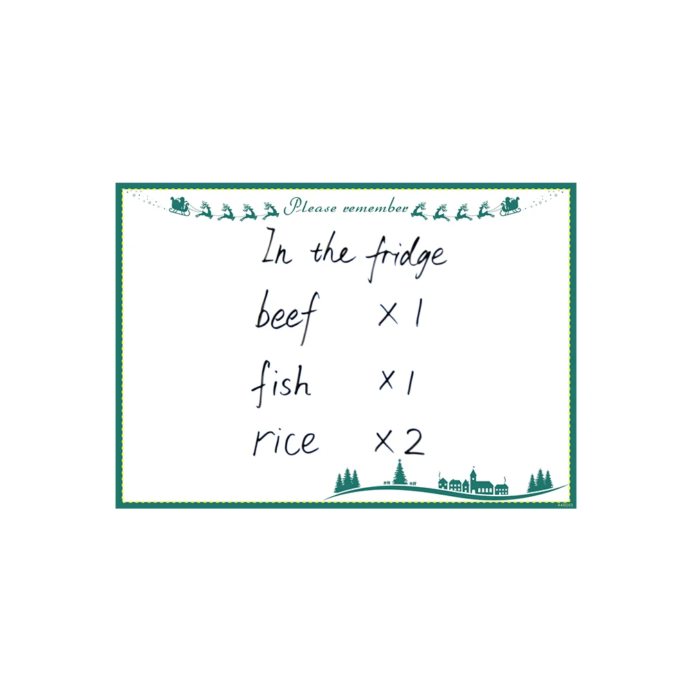 Магнитная белая доска размера A4 рандомные доски для презентаций напоминания о