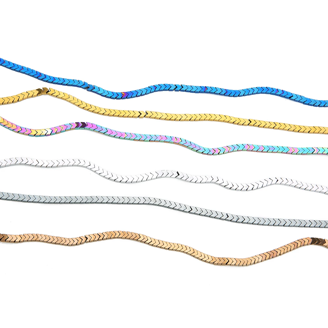 Beadtales 90 шт натуральная стрела с камнями бусины 4 мм Ширина красочные аксессуары