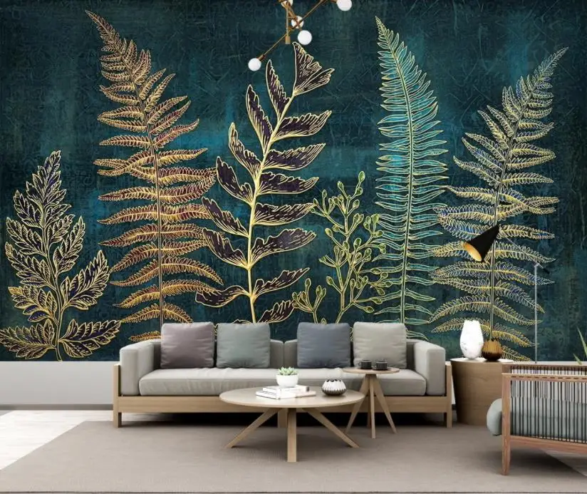 2020 Пользовательские Современные обои с простым рисунком для стен 3 d Гостиная