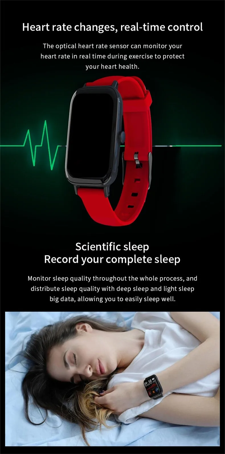 

New Smart Watch Bluetooth Call Smart Watch 1.54inch Full Touchs Music Control Sports Fitness