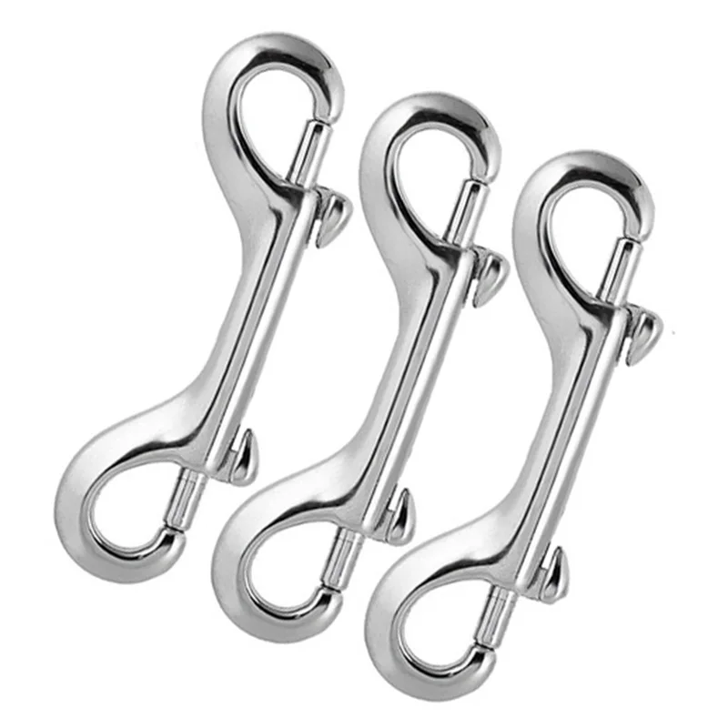 

Double Buckle 316 Stainless Steel Double Eye Hook Corrosion-resistant and Durable Pet Traction Diving Hook WHShopping