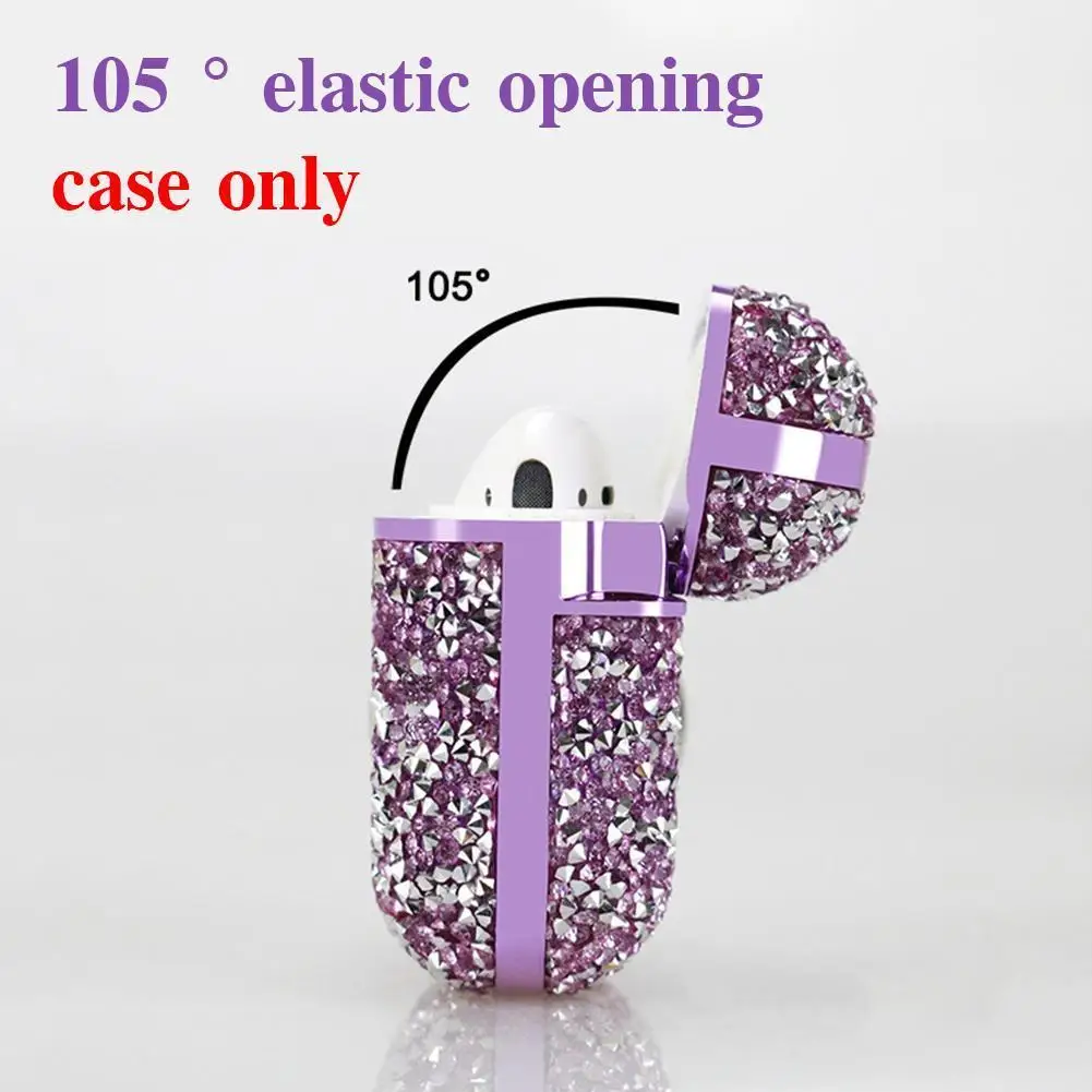 

Luxury bling glitter Diamond Hard Case For Airpods Pro Crystal Rhinestone Headset Pro Bag Cover Accessory Case For Ai N9H0