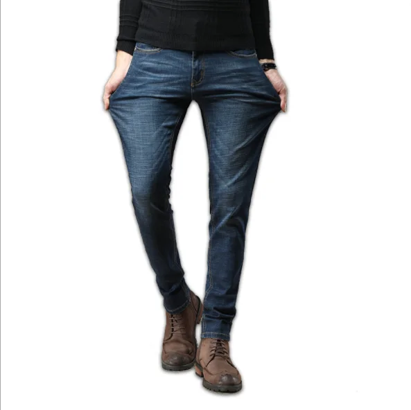 Осенние джинсы мужские свободные большие размеры японские ретро ноги брюки