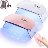 uv led lamp nail dryer 6w uv dryer with 2 timers 45s 60s gel nail light for nail curing gel nail polish manicure nail art tools