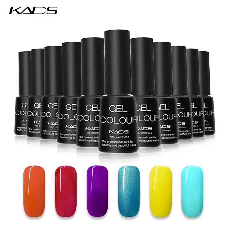 KADS 7ml Gel Nail Polish Lacquer Manicure Glue Art Soak Off 101 Pure Colors UV LED Lamp | Красота и здоровье