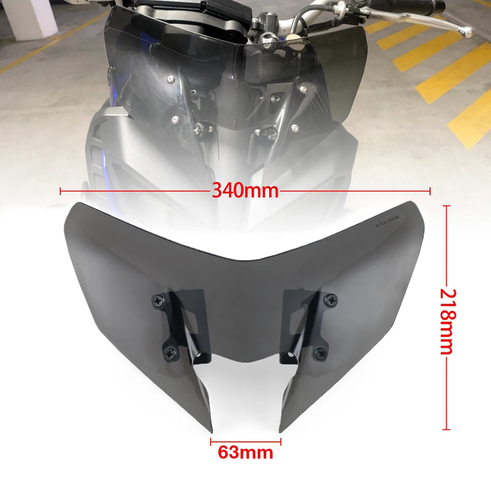 Лобовое стекло для Yamaha Mt 09 Fz 2017 2020 18 19 ветровое Pare brise аксессуары мотоциклов