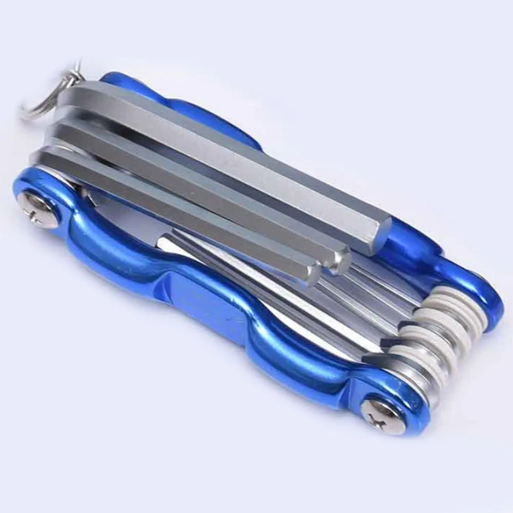 Новый складной шестигранный ключ металлический метрический ручной инструмент