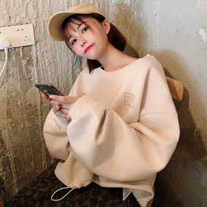 Свитшот женский, с длинным рукавом, в японском стиле Харадзюку