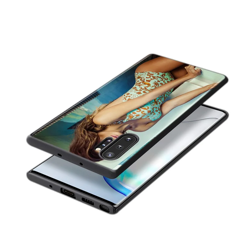 

Bikini Model For Samsung Galaxy Note 20 Ultra 10 9 8 S10 S10E S9 S8 S7 Plus Pro 5G Black Phone Case
