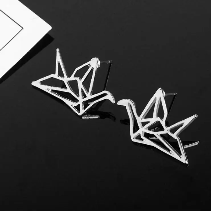 Быстро продаваемые и серьги с уникальной индивидуальностью бумажные кран