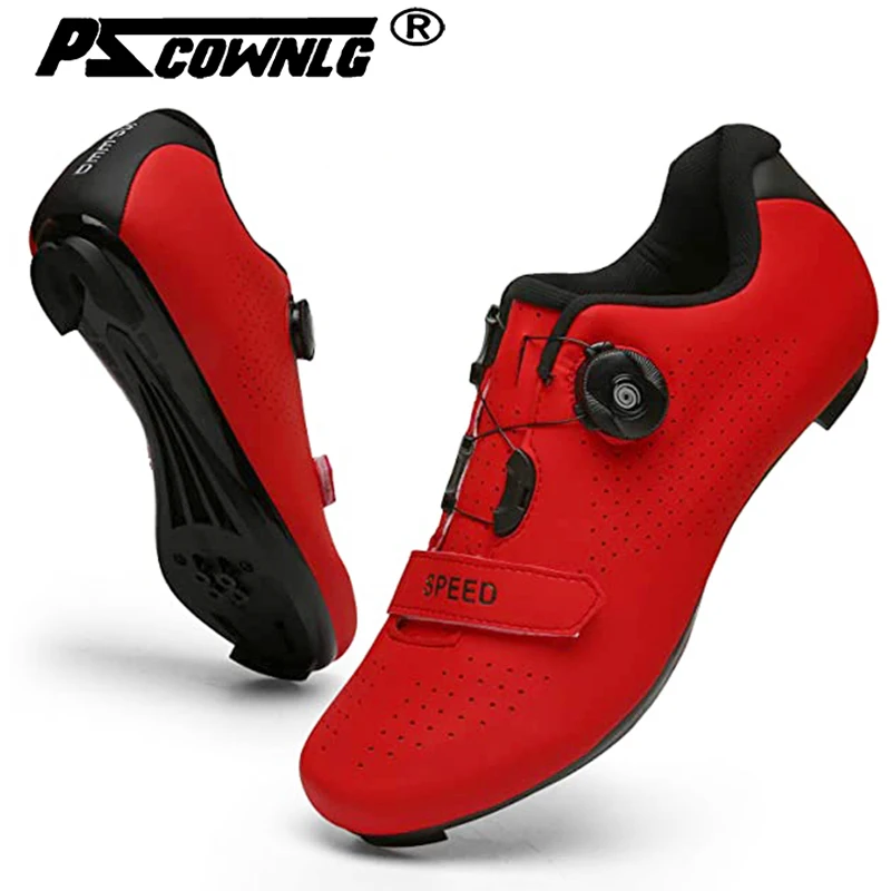 

Hot Sale Cycling MTB Shoes Men Sport Route Cleats Road Bike Speed Flat Sneaker Racing Women Bicycle Mountain Spd Biking Footwear