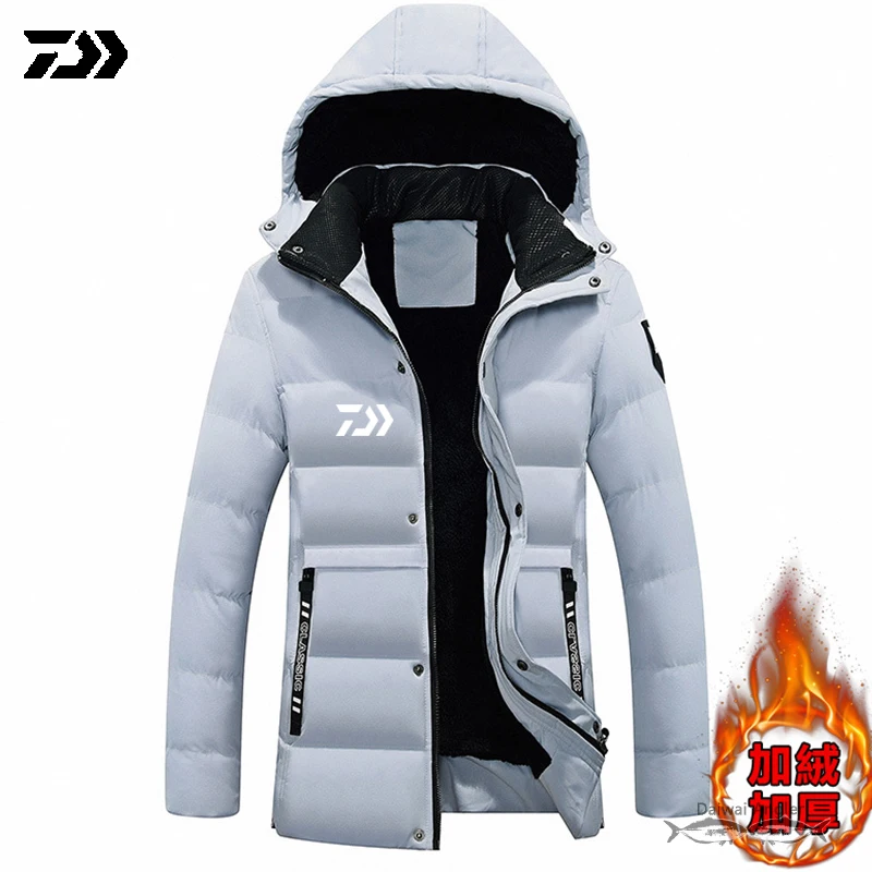 Куртка Daiwa Водонепроницаемая Толстая теплая уличная одежда для рыбалки Мужская