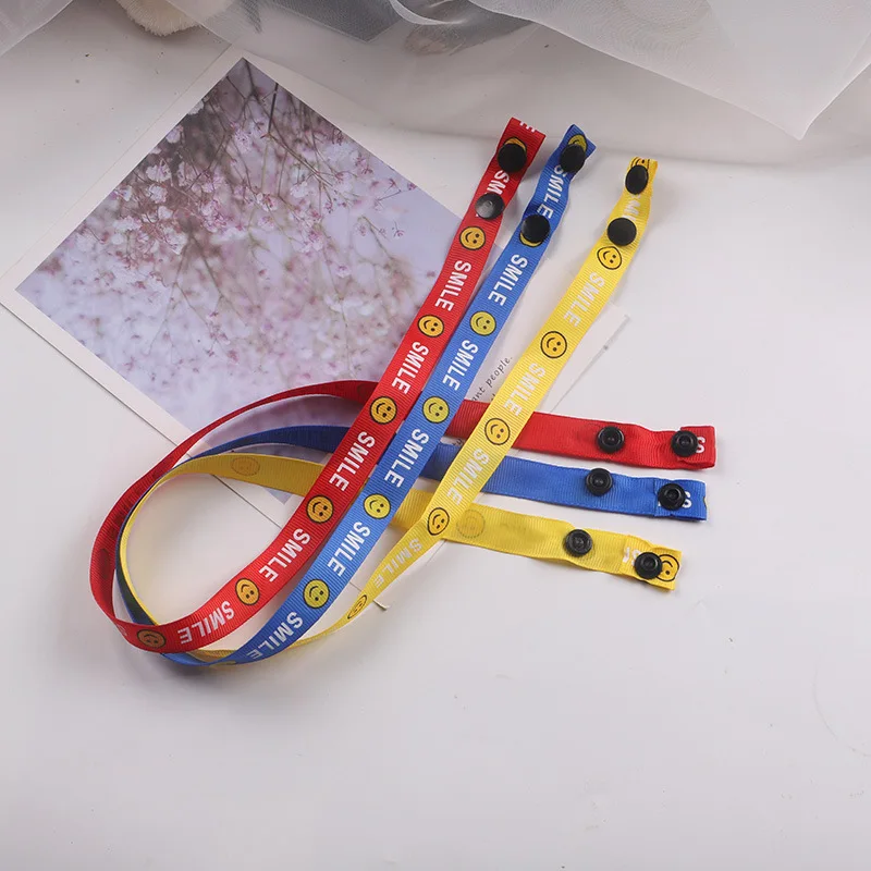 Новинка Корея 6 шт смайлик анти-потерянный чехол для лица ремешок Регулируемая