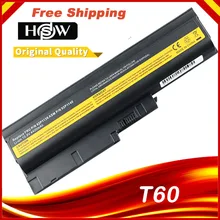 Laptop Battery for IBM Lenovo ThinkPad R60 R60e T60 T60p R500 battery T500 W500 SL400 SL500 SL300 40Y6799 40Y6795 battery