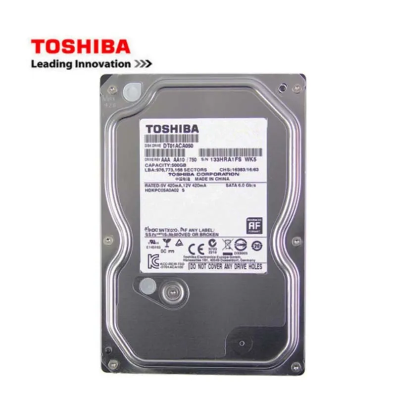 Внутренний жесткий диск Toshiba HDD 3 5 дюйма HD 4 ТБ 2 1 500 Гб для настольного компьютера