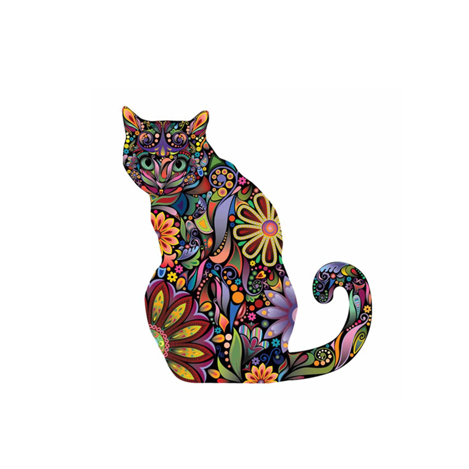 Детская художественная наклейка спальня PVC Window цветочный узор в виде мандалы Cute