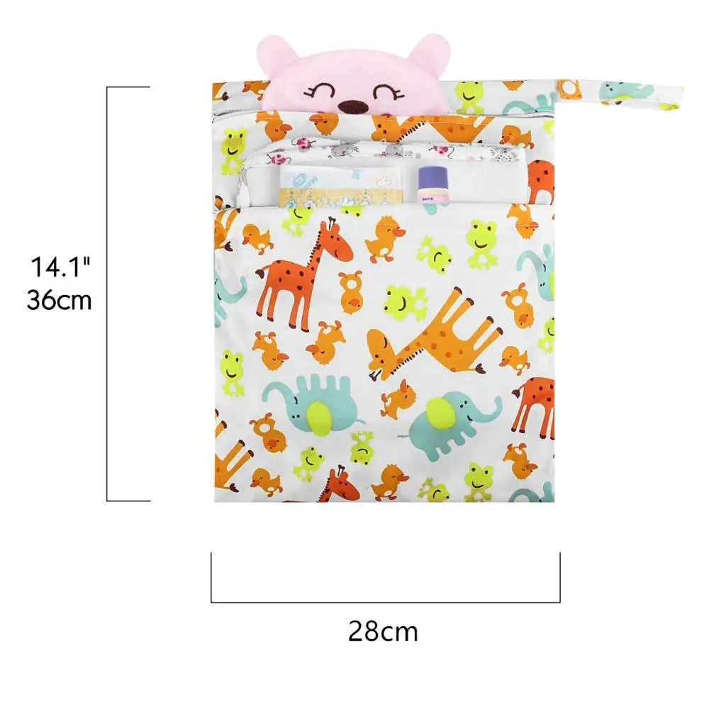 Сумка Органайзер для детских подгузников водонепроницаемая Влажная/сухая сумка