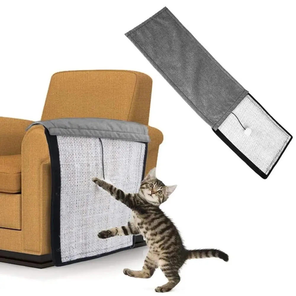 Защитный коврик для мебели кошачья Когтеточка сизальная шлифовальный защиты