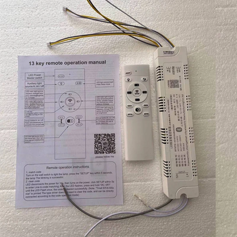 

LED Chandelier Drive With Remote Control Support Mobile Phone APP Control 40W-360W Iphone Android Operating System