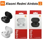 Оригинальные наушники Redmi AirDots 2 Bluetooth TWS Xiaomi Mi True Wireless Airdots 2 2021 новые белые наушники-вкладыши с шумоподавлением