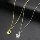 Женская буддийская цепочка-чокер из нержавеющей стали