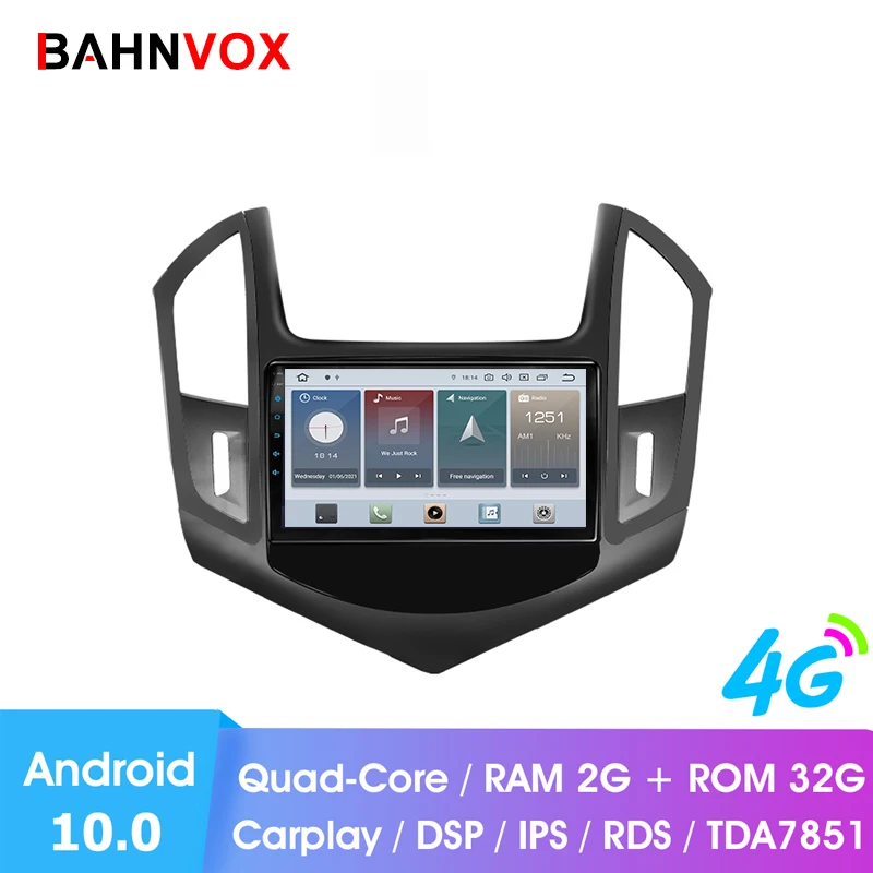 Автомобильный Dvd плеер RAM2G магнитола 9 дюймов на Android 10 0 с Gps для Chevrolet Cruze 2013 2014 2015