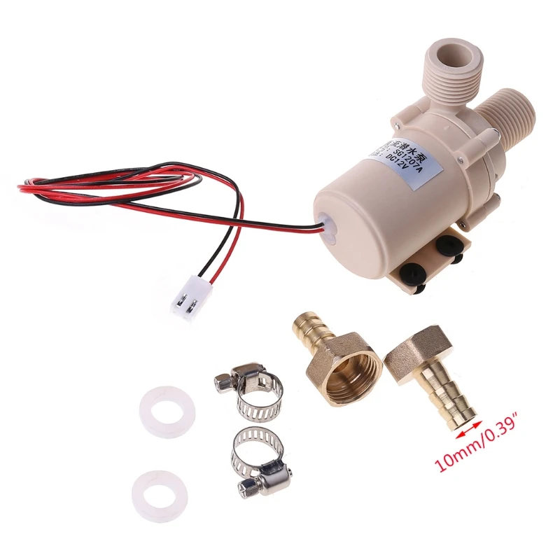 2021 Новый 12 В Солнечный погружной насос для горячей воды циркуляция 212 ° F