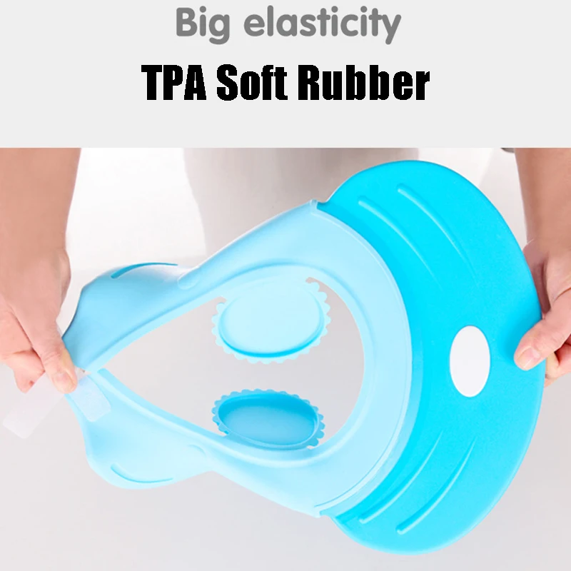 Детская шапочка для душа s шампунь мытья волос детская ванной с козырьком