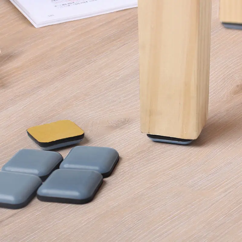 

Resin Stool Table Leg Protectors Anti-Slip Furniture Leg Foot Mats Easy Move Sofa Bed Foot Cover Wear-Resistan Chair Fittings