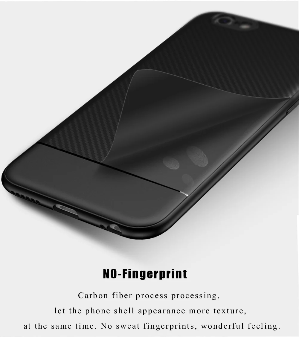 Чехол для iphone 6 из углеродного волокна ударопрочный чехол телефона флип-кейс