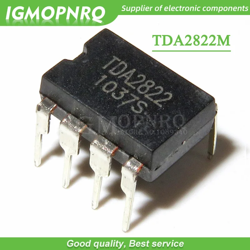 100 шт. TDA2822M DIP8 TDA2822 DIP 2822 м DIP-8 новое и оригинальное IC