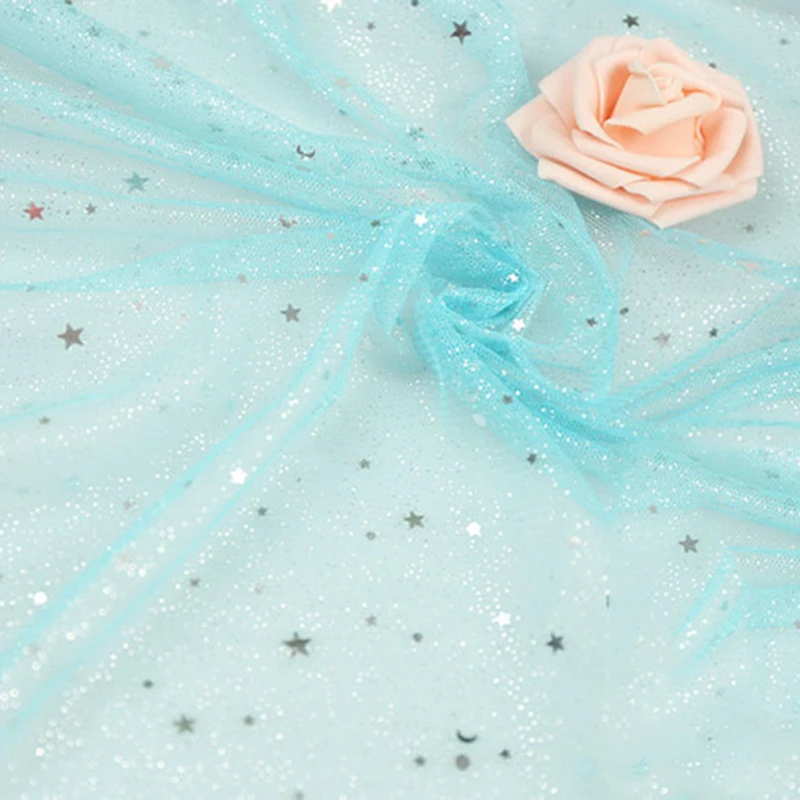 Блестящая фатиновая юбка пачка с градиентом ширина 150 см 1 м для свадебных