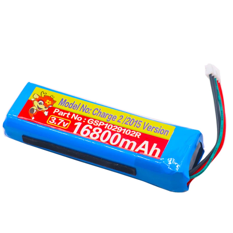 Аккумулятор GSP1029102R большой емкости 16800 мАч для JBL Charge 2 Plus + charge 3 версия 2015 батареи