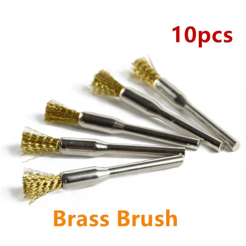 10 шт./лот мини щетка для сварки металлических поверхностей щетки из стальной