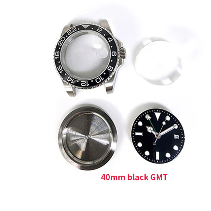 Аксессуары для часов чехол и набор циферблата GMT из нержавеющей стали 40 мм ETA 2836