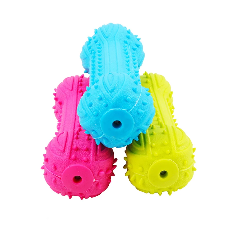 Продукт для домашних животных резиновая игрушка собак с шипами кость Резина