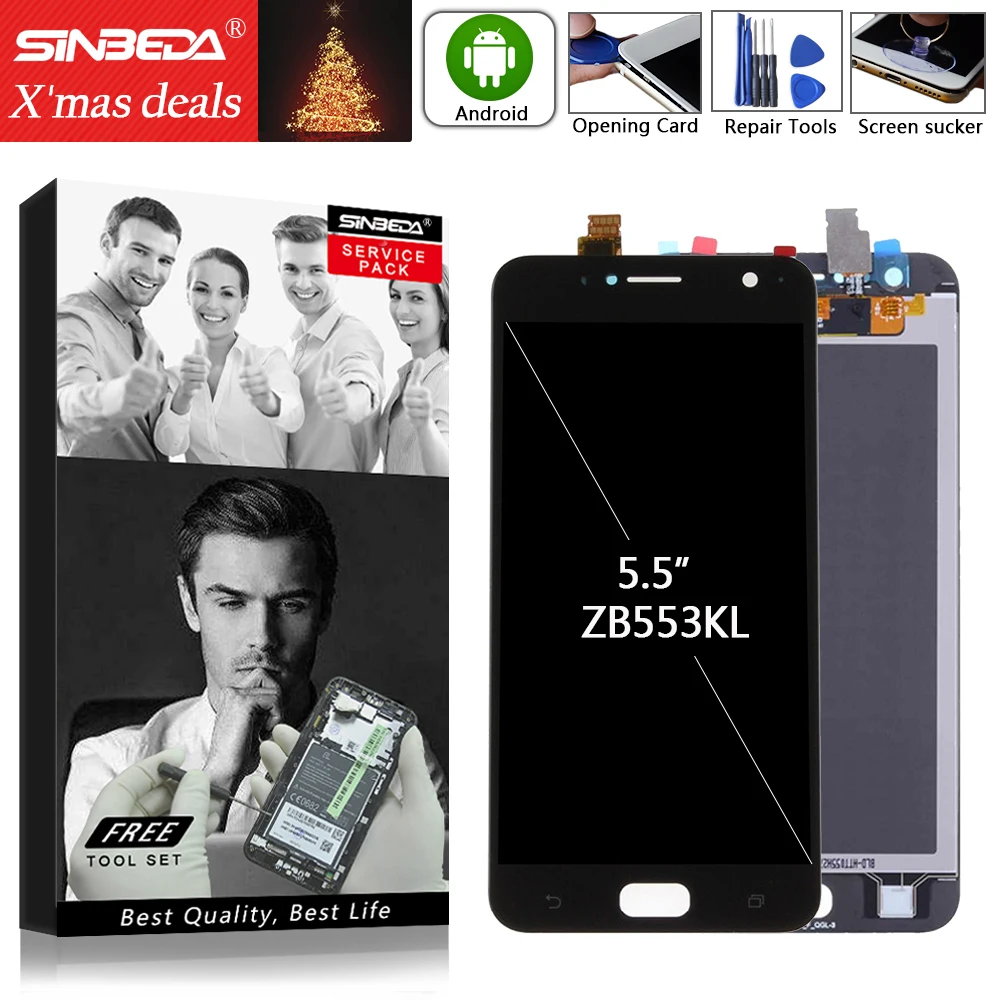 5 &quotОригинальный ЖК дисплей для Asus Zenfone 4 селфи экран ZB553KL X00LD X00LDA сенсорный