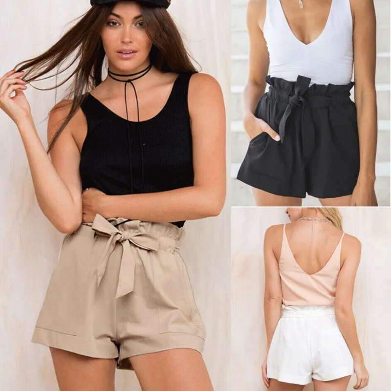 Женская юбка с завышенной талией модные повседневные пляжные шорты размера плюс