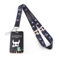 lx457 hollow knight card cover lanyard for keys mobile phone hang rope keycord usb id card badge holder keychain diy lanyards