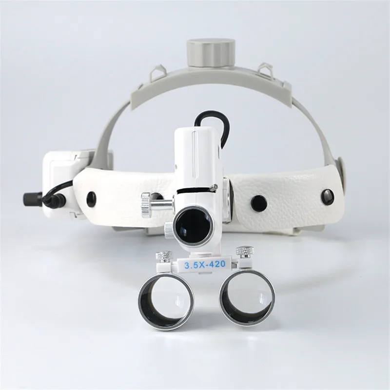 Высококачественный беспроводной осветитель для фар 5 Вт медицинский Налобный