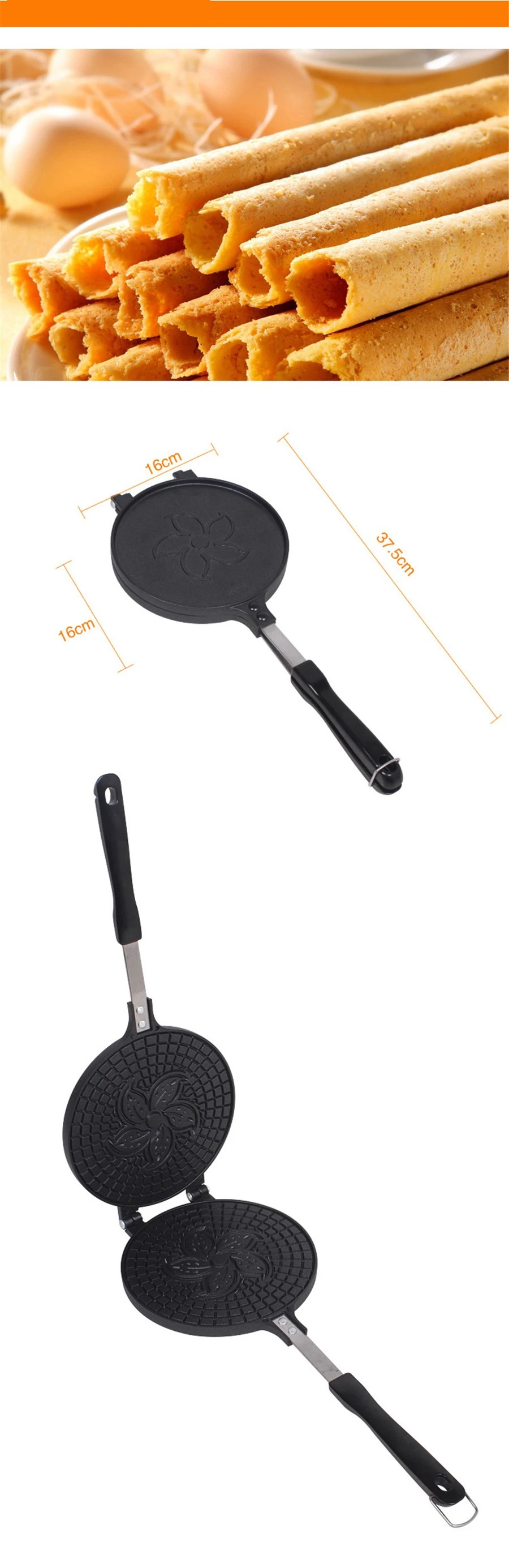 Яичный рулон режим антипригарные омлет вафли Для Выпечки Противень торт алюминиевый сплав формы для выпечки хрустящая машина форма для омлета инструмент для выпечки