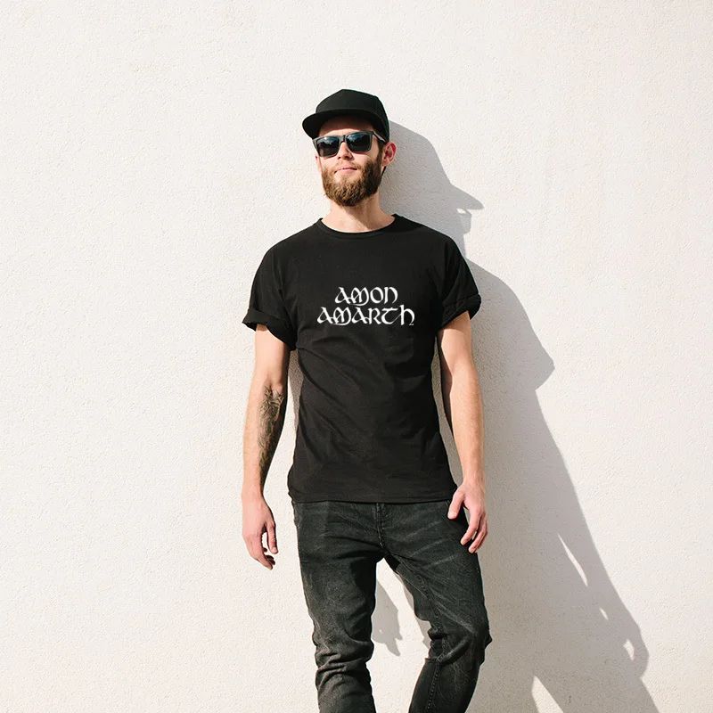 

2021 Hot Sale Amon Amarth Graphic O Neck Tee-Shirts Fitness Tight Short Sleeve Tops Tees Faddish Prevalent Tee-Shirt For Unisex