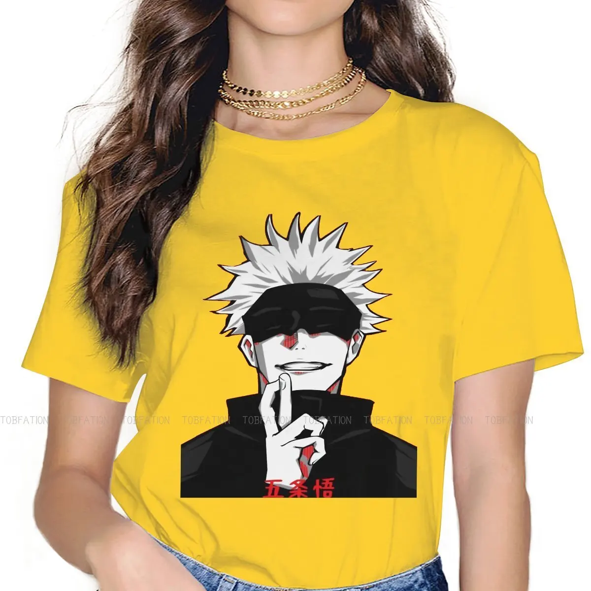 

Женская футболка с круглым вырезом, размеры до 4XL