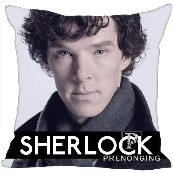 Заказная декоративная наволочка Шерлок @ 01 Холмс квадратная Наволочка на молнии