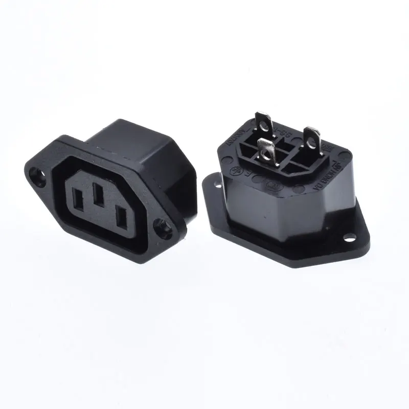 Электрическая розетка IEC60320 C13, 10 А, 250 В, 3 шт.