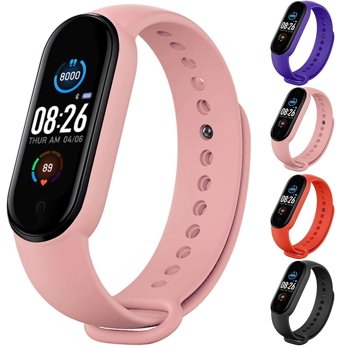 

Смарт-браслет M5 с цветным сенсорным экраном, BT 4,0, спортивные Смарт-часы для фитнеса, водонепроницаемый трекер, пульсометр, Смарт-часы