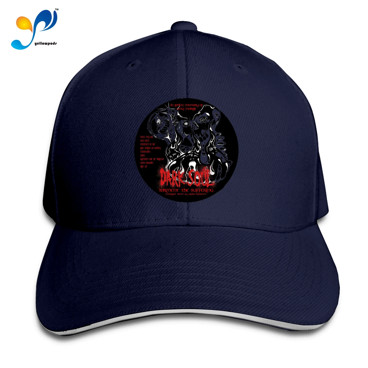 

Men's Baseball Cap Sun Hats Entombed the metal band Quick Dry Breathable Men Hat Bone Trucker Cap