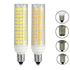 Приглушаемая Светодиодная лампа, 4 шт., 15 Вт BA15D E11 E12 E14 136 LED s SMD 2835, керамические кукурузные лампы, сменные галогенные лампы 100 Вт 110 В, домашнее освещение