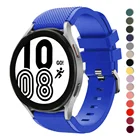 Ремешок силиконовый для Samsung Galaxy Watch 4Classic46 мм42 ммactive 2 Gear s3S2, браслет для Huawei GT2GT23 Pro, 20 мм 22 мм