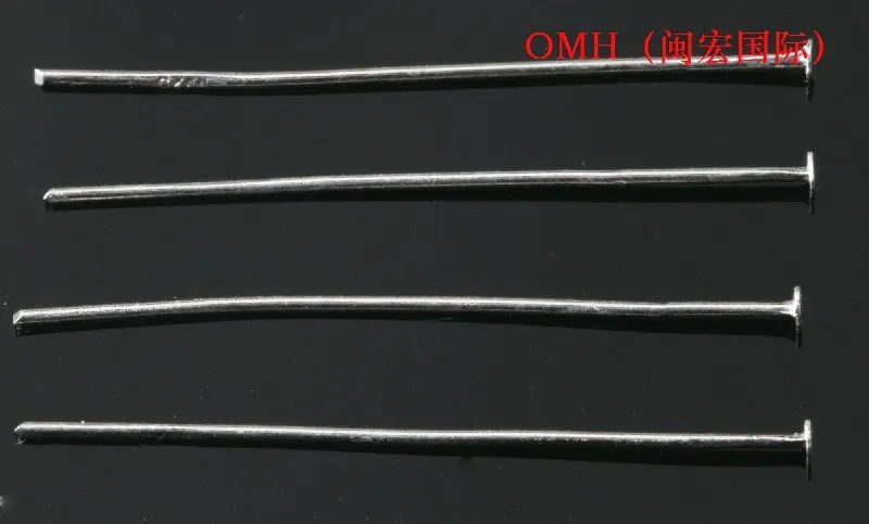 Штифты OMH с плоской головкой золотистые/Серебристые/медные/Родиевые штифты